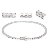 Bracciale Gioielleria Dossena  Donna in Oro bianco Diamante BROR-196-253 TENNIS